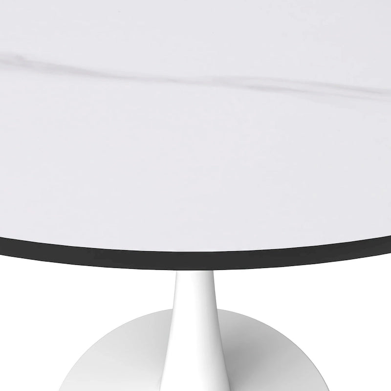31-inch modern round dining table