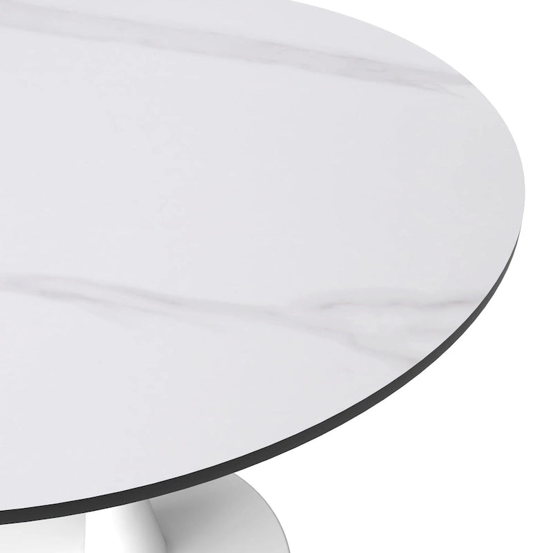 31-inch modern round dining table