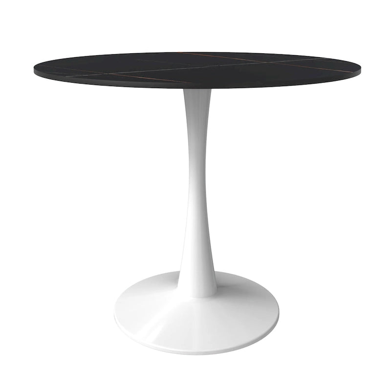 31-inch modern round dining table
