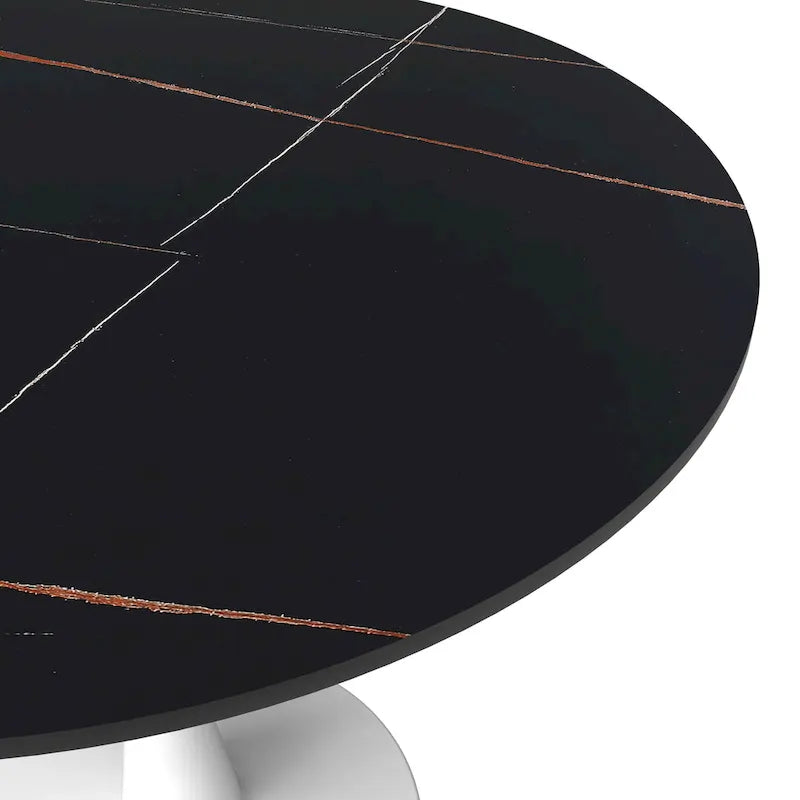 31-inch modern round dining table