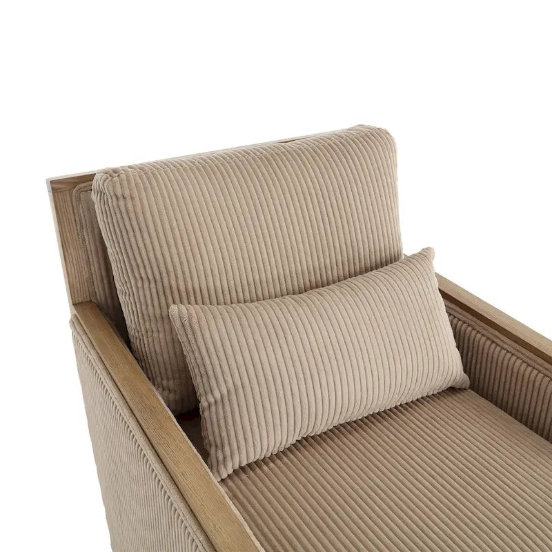 26.77 Swivel Barrel Chair with Hardwood Frame