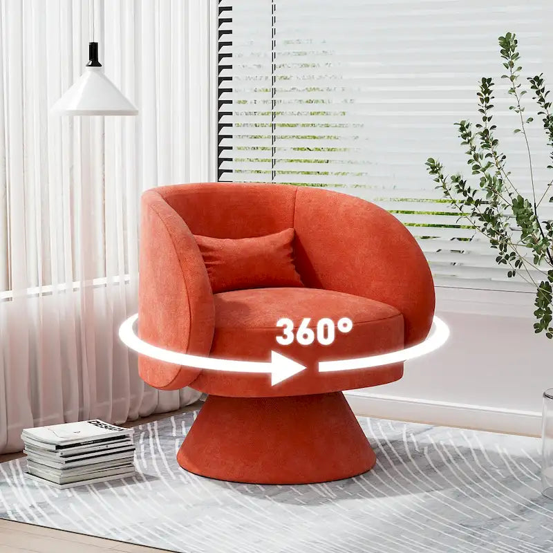 Fauteuils Tonneau Câlin Pivotants à 360 Degrés