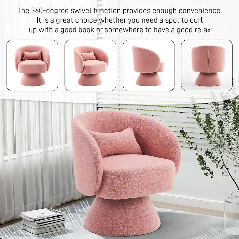 Fauteuils Tonneau Câlin Pivotants à 360 Degrés