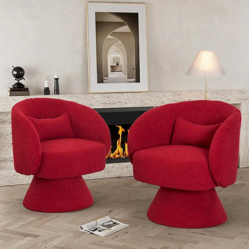Fauteuils Tonneau Câlin Pivotants à 360 Degrés