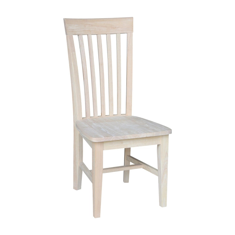 Chaises de salle à manger hautes en bois massif Mission, lot de 2