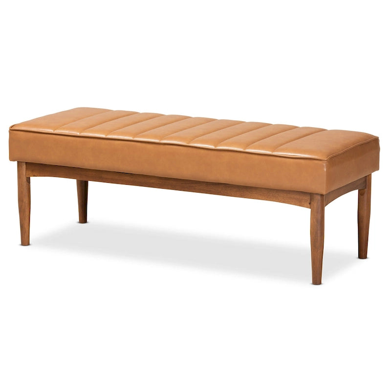 Banc de salle à manger moderne du milieu du siècle