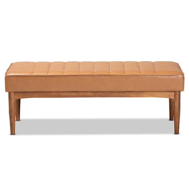 Banc de salle à manger moderne du milieu du siècle