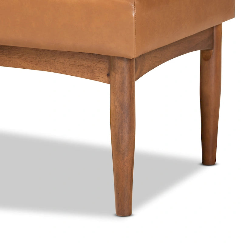 Banc de salle à manger moderne du milieu du siècle