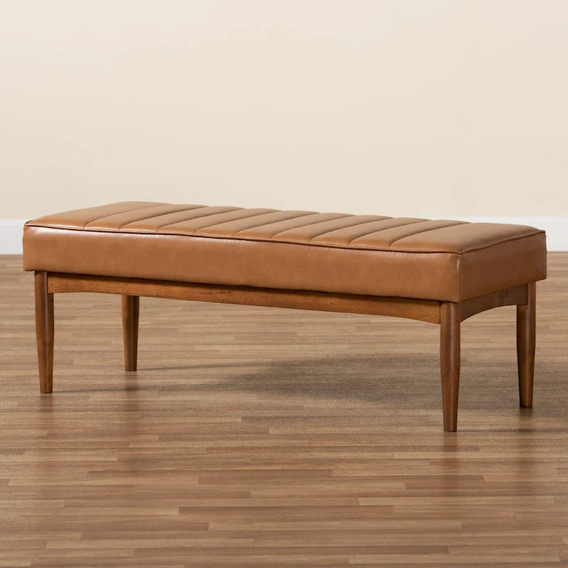Banc de salle à manger moderne du milieu du siècle