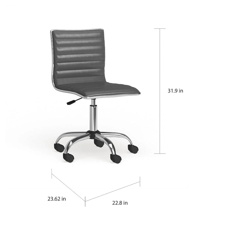 Modern Chrome Office Chair