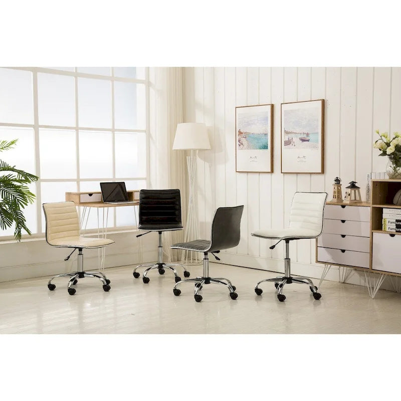 Modern Chrome Office Chair