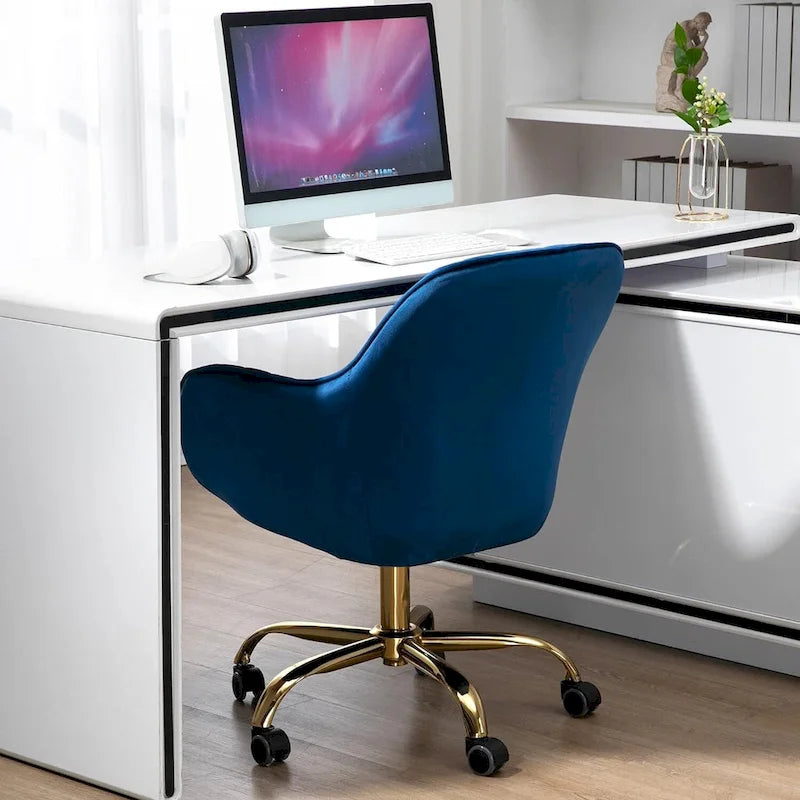 Chaise de bureau pivotante avec roulettes