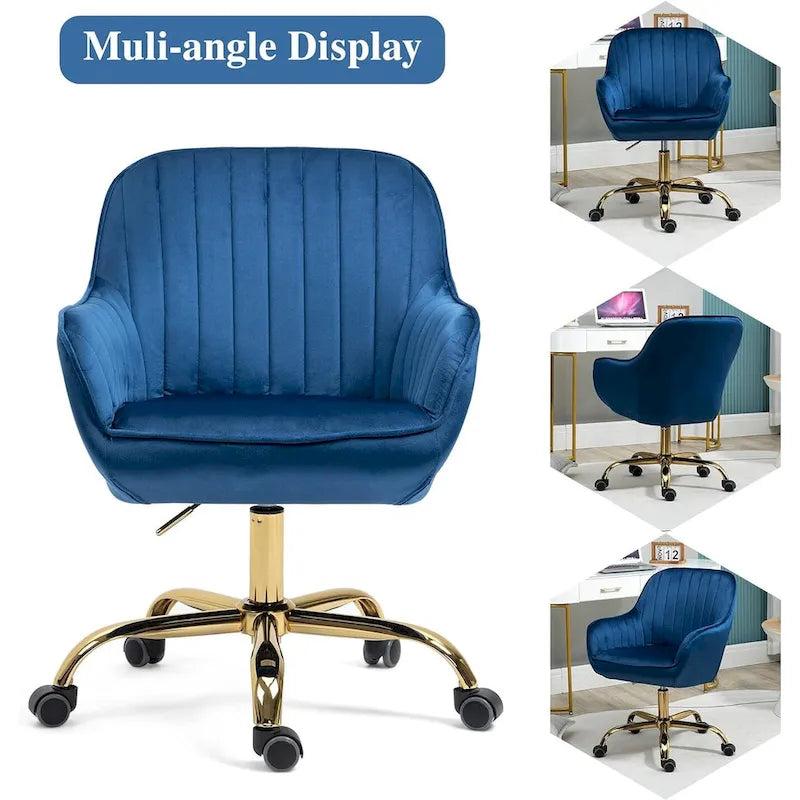 Chaise de bureau pivotante avec roulettes