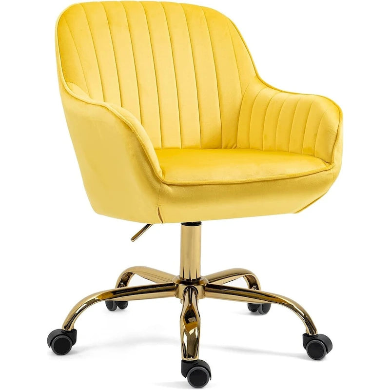 Chaise de bureau pivotante avec roulettes
