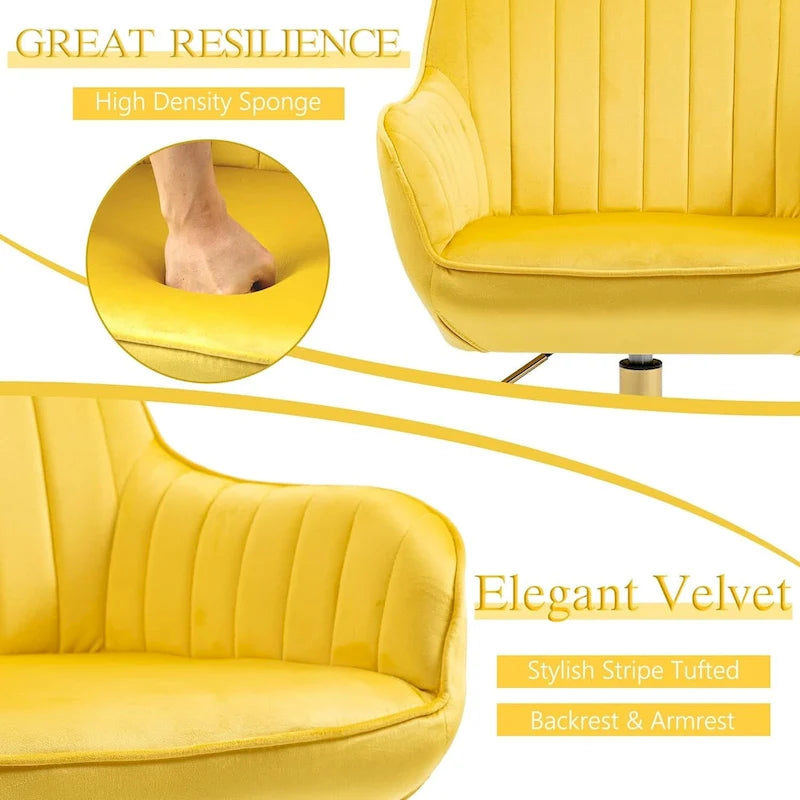 Chaise de bureau pivotante avec roulettes
