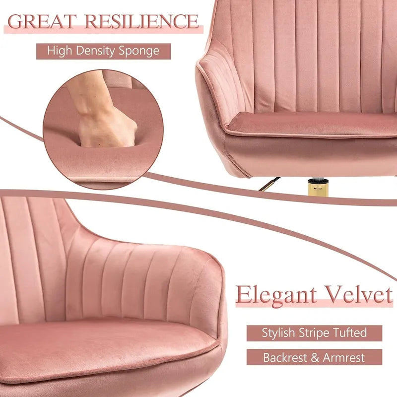 Chaise de bureau pivotante avec roulettes
