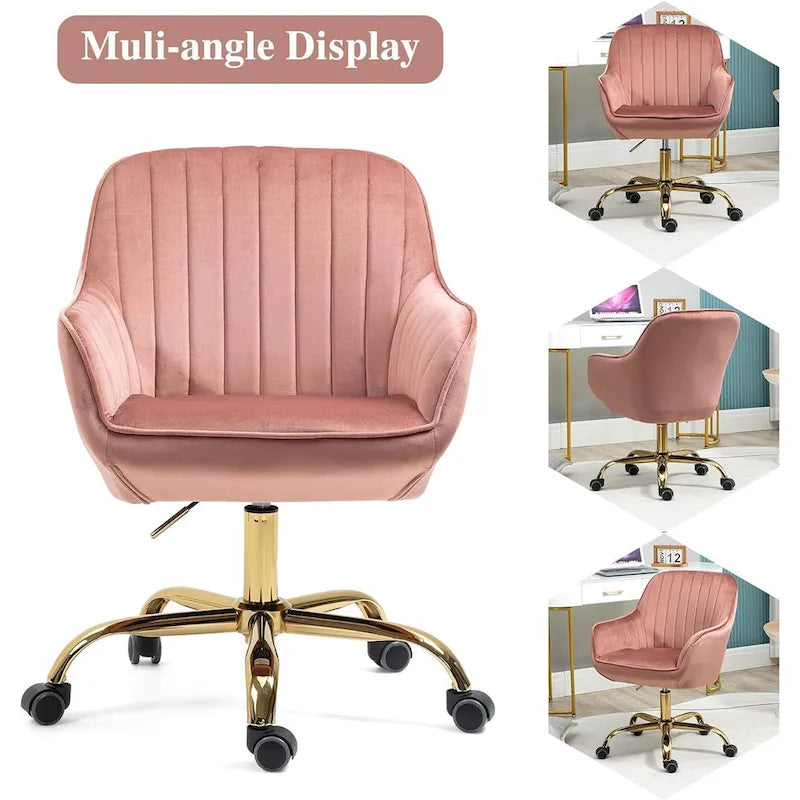 Chaise de bureau pivotante avec roulettes