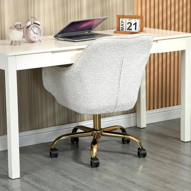 Chaise de bureau pivotante avec roulettes