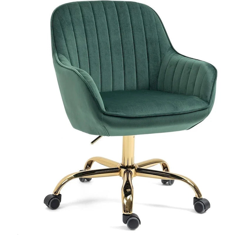 Chaise de bureau pivotante avec roulettes