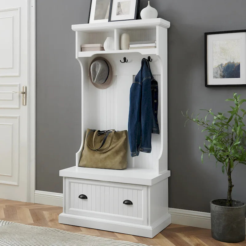 Hall Tree - 31.5 W x 15.75 D x 64.25 H