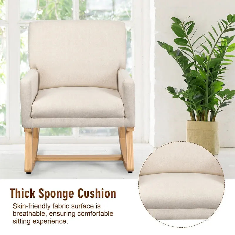 Lot de 2 fauteuils de salon en tissu Mid-Century avec revêtement en tissu