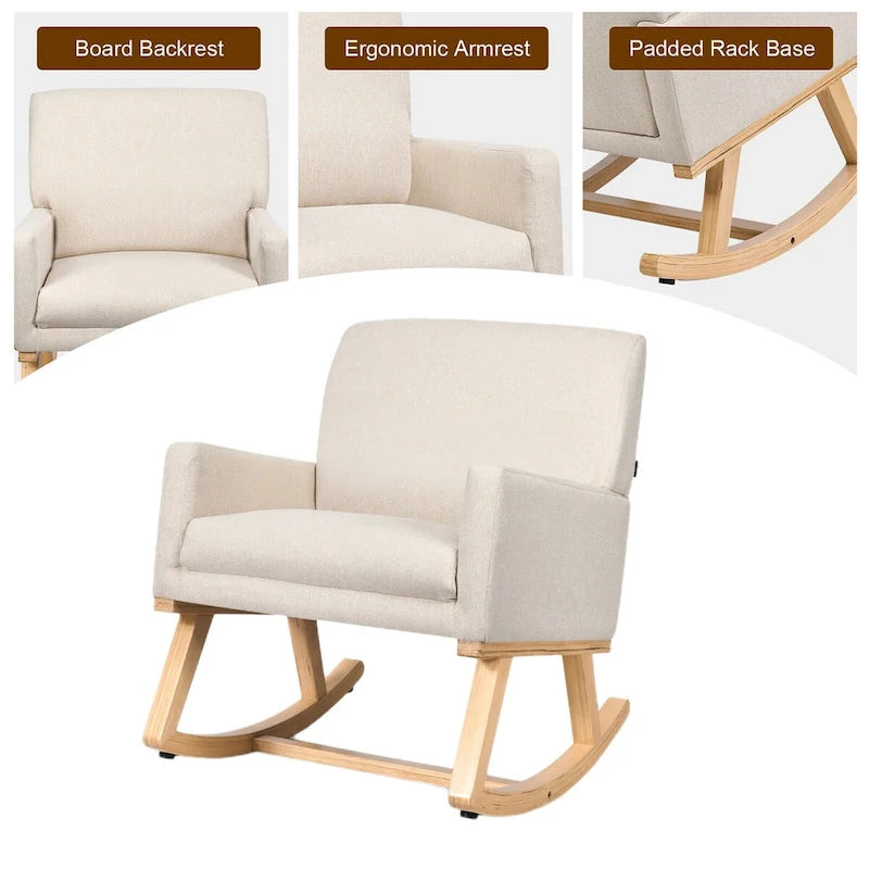 Lot de 2 fauteuils de salon en tissu Mid-Century avec revêtement en tissu