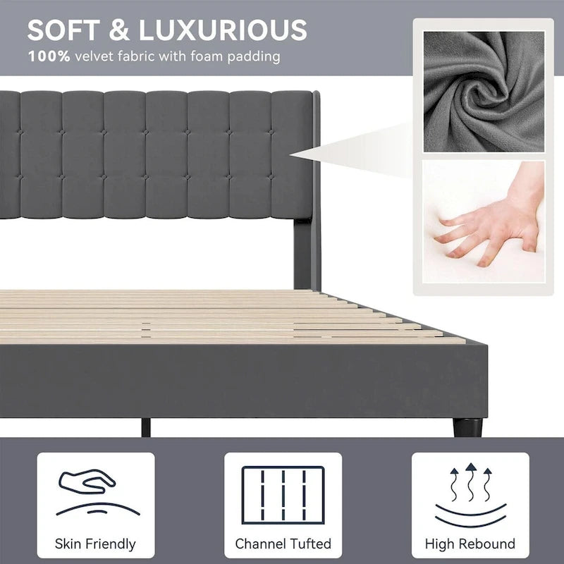 Bed Frame with Headboard