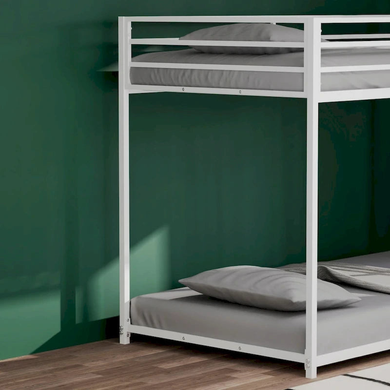 Lit superposé en métal une place sur une place pour chambre à coucher