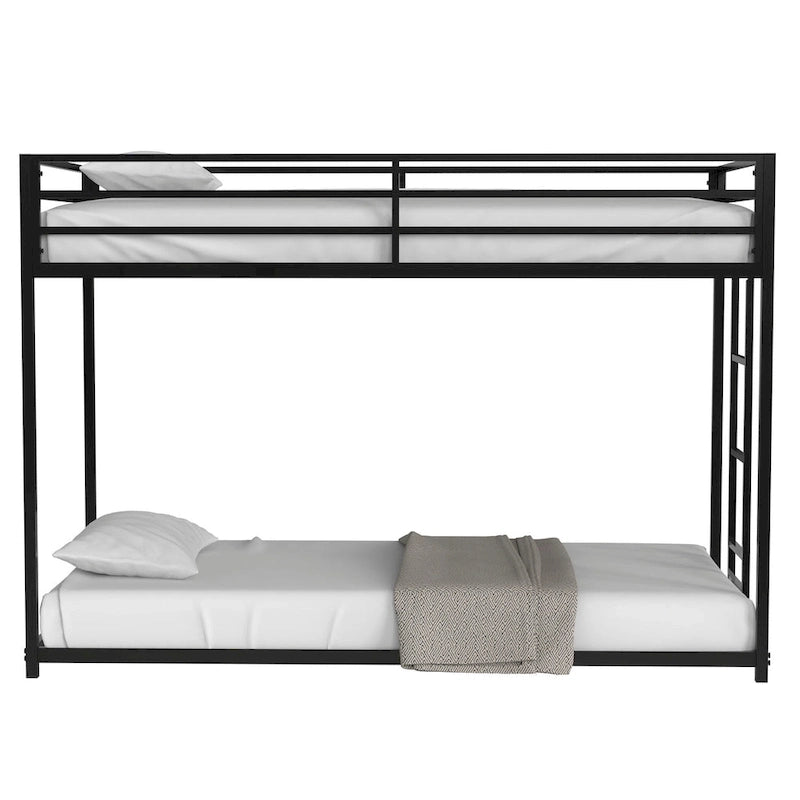 Lit superposé en métal une place sur une place pour chambre à coucher