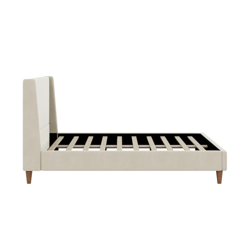 Upholstered platform bed