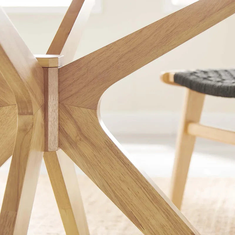 Table à manger ronde en bois 47