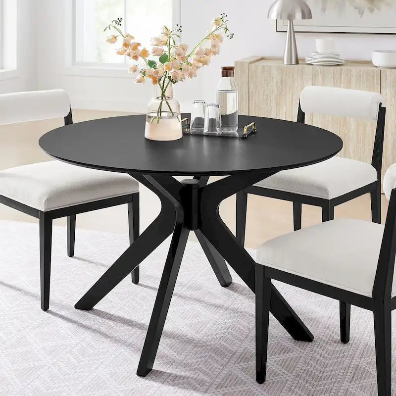 Table à manger ronde en bois 47