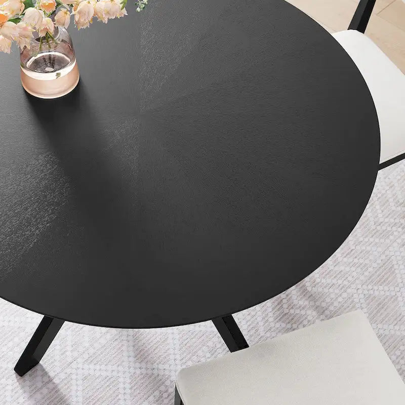 Table à manger ronde en bois 47