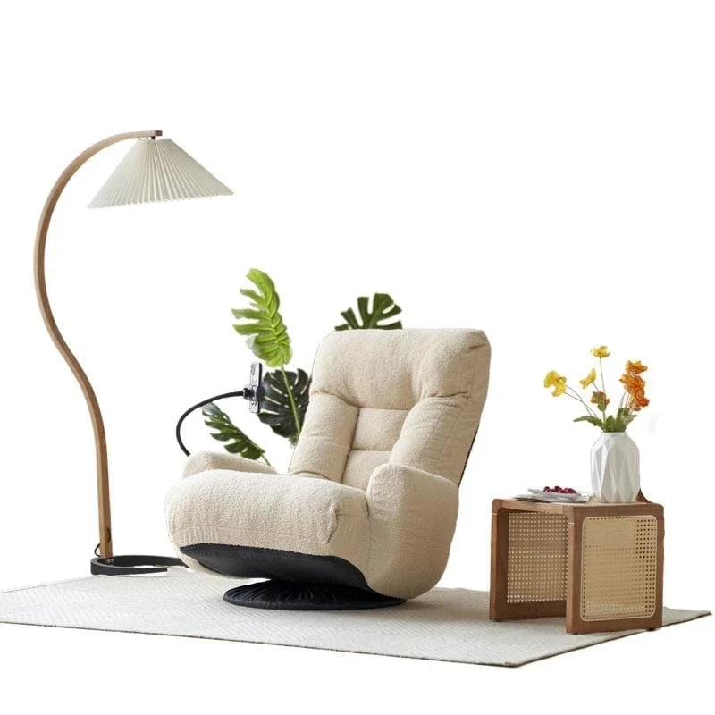 Fauteuil de jeu de sol ergonomique, pivotant et inclinable